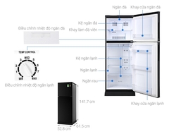 Tủ lạnh Aqua 189 lít AQR-T220FA(PB)
