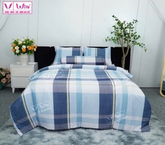 BỘ DRAP LỤA TENCEL 4 MÓN THẮNG LỢI HOẠ TIẾT