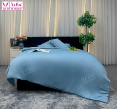 BỘ DRAP LỤA TENCEL 4 MÓN THẮNG LỢI TRƠN