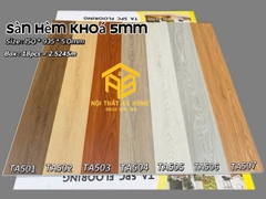 SÀN NHỰA HÈM KHOÁ 5MM