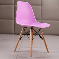 Ghế EAMES nhựa chân gỗ