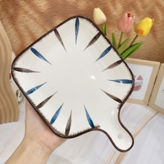 Bộ kẻ sọc xanh nâu