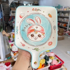 Đĩa vuông tay cầm