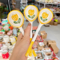Bộ Hoa Tuylip Vàng