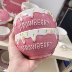 Bộ dâu strawberry hồng