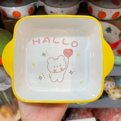 Bát vuông 2tai ss