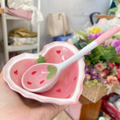 Bộ tim lượn dâu hồng