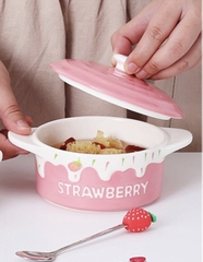 Bộ dâu strawberry hồng