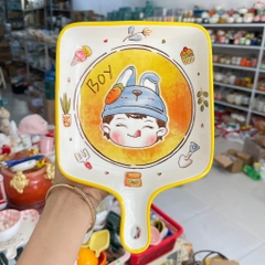 Đĩa vuông tay cầm