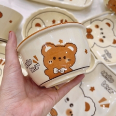 Bộ gấu kem