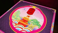 Bộ Bạch Trà Tứ Phủ - Hộp Sơn Mài