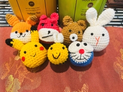 THÚ LEN ĐAN THỦ CÔNG MÓC KHÓA ĐẦU THÚ