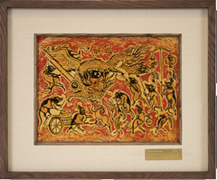 TRANH SƠN MÀI CHUỘT RƯỚC RỒNG