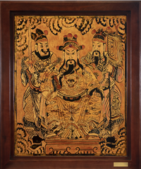 TRANH SƠN MÀI ĐỨC THÁNH TRẦN