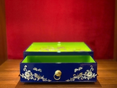 Sơn mài mỹ nghệ - Hộp sơn mài khảm trai Mộng Điệp