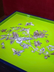 Sơn mài mỹ nghệ - Hộp sơn mài khảm trai Mộng Điệp