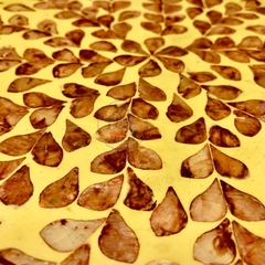 Khay tròn mây tre đan f40