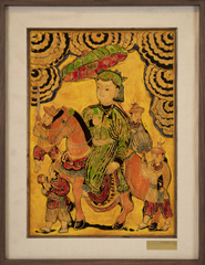 TRANH SƠN MÀI ÔNG HOÀNG BẢY