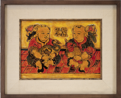 TRANH SƠN MÀI PHÚC LỘC SONG TOÀN