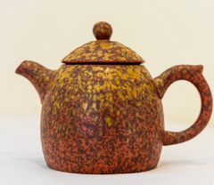 GỐM SỨ - BỘ ẤM CHÉN KIM SA HỘP VẢI