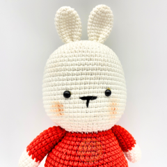 THÚ BÔNG ĐAN LEN THỦ CÔNG - THỎ HAPPY