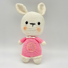 THÚ BÔNG ĐAN LEN THỦ CÔNG - THỎ HAPPY