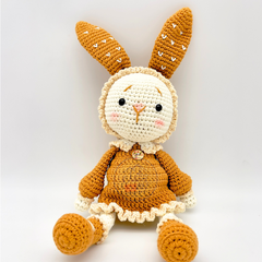 THÚ BÔNG ĐAN LEN THỦ CÔNG - THỎ ROYAL