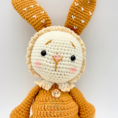 THÚ BÔNG ĐAN LEN THỦ CÔNG - THỎ ROYAL