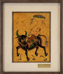 TRANH SƠN MÀI CHĂN TRÂU THẢ DIỀU