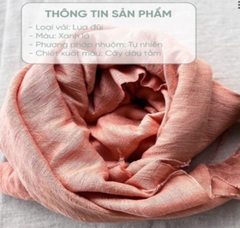 LỤA ĐŨI TƠ TẰM - KHĂN QUÀNG ĐŨI XỐP THỦ CÔNG