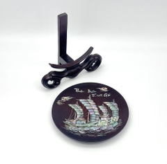 SƠN MÀI MỸ NGHỆ - ĐĨA THUẬN BUỒM XUÔI GIÓ