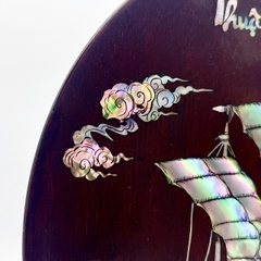 SƠN MÀI MỸ NGHỆ - ĐĨA THUẬN BUỒM XUÔI GIÓ