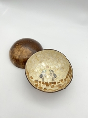 THỦ CÔNG MỸ NGHỆ - BÁT DỪA KHẢM MỘT MẶT