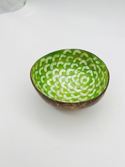 THỦ CÔNG MỸ NGHỆ - BÁT DỪA KHẢM MỘT MẶT