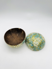 THỦ CÔNG MỸ NGHỆ - BÁT DỪA KHẢM MỘT MẶT