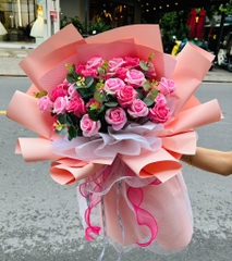 Bó hoa sáp hoa hồng