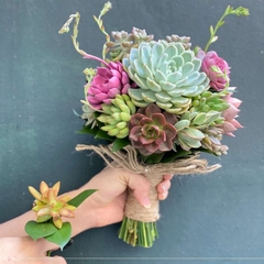 Hoa cưới sen đá SP000038