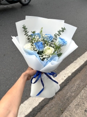 💙 Bó Hoa Hồng Xanh – Độc Đáo & Đầy Bí Ẩn