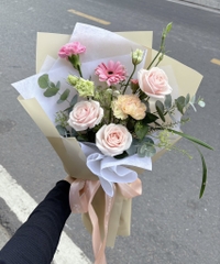 Bó hoa hồng mix Đồng Tiền SP000061