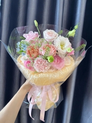 Bó hồng mix