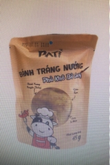 Bánh tráng nướng pati phủ khô bò cay