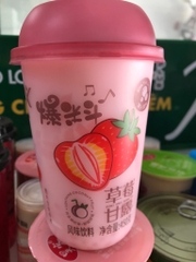 Trà sữa milk tea vị dâu