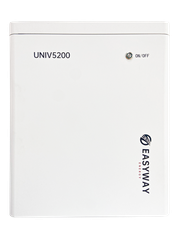 Pin lưu trữ Lithium Easyway 5KWmodel TRẮNG UNIV-5,12kWh/LV(W) bảo hành 10 năm