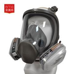 Bộ mặt nạ chống độc toàn mặt A680+A8510+2xA8501+2xA8502 (Thương hiệu: Ams, Full face, bằng cao su silicon, Đóng Hộp 1 chiếc)