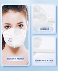 Khẩu Trang KN95 5 lớp, Màu Trắng, hiệu: AMS, Model: A9502, Hộp 50 chiếc