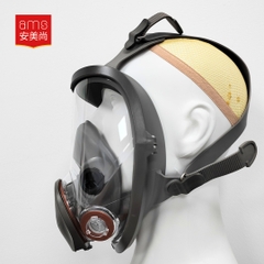 Respirator A680 Full-Face Gas Mask (Brand: AMS, Full face, Made of silicone rubber, Box contains 1 piece) Mặt nạ chống độc