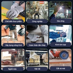 GĂNG TAY CHỐNG CẮT CẤP ĐỘ 5 tiêu chuẩn EN338 An toàn khi làm việc, lao động, thao tác chuẩn xác AMS1006