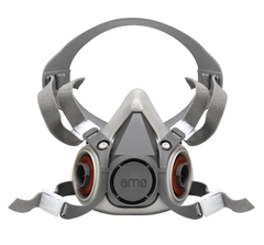A620 half-face respirator mask (AMS brand, made of TPU, packed in a single-unit pouch)