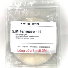 Phớt lông cừu 1 mặt 5inch đánh bóng xe máy ô tô