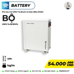 Pin lithium-ion dùng lưu trữ năng lượng mặt trời, công suất 280Ah, điện áp 51.2V, model: UNIV-14.3KWhFs, hiệu Easyway
